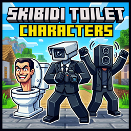 SKIBIDI TOILET CHARACTERS logo