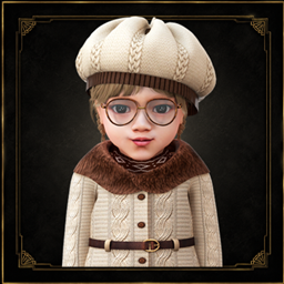 Infant - Cozy knit beret with cable texture and ribbed trim logo