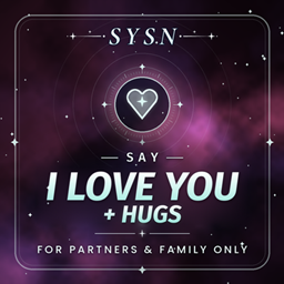 Say I Love You (+ Hugs) SYSN logo
