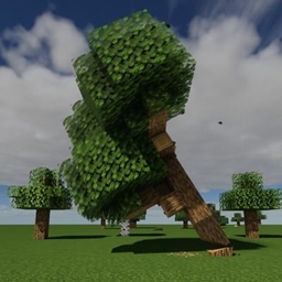 Realistic Tree Chopping logo