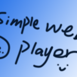 simple web player logo