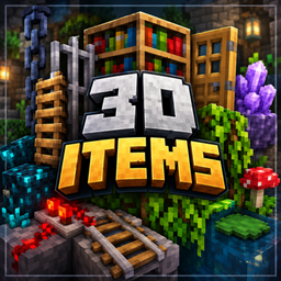 Items in 3D logo