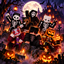 Scoopy scary skeleton logo