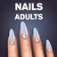 Medium Almond Glazed Donut Nails logo
