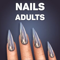 Long Stiletto Glazed Donut Nails logo