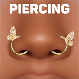 Butterfly Double Nostril Piercing logo
