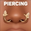 Butterfly Double Nostril Piercing logo