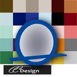 A round mirror with a shelf. It’s perfect for project image