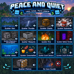 Peace and quiet logo