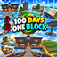 ONE BLOCK 100 DAYS BY AARAVSTAN logo