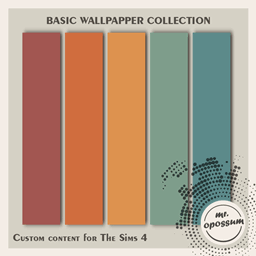 mr.opossum - retro sunset palette logo