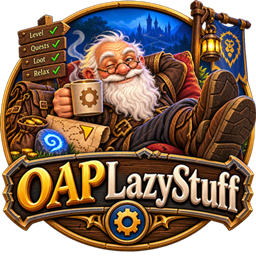 OAP Lazy Stuff logo