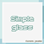 the simple glass logo
