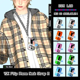 C / Y2K Flip Phone Neck Strap M [10 Swatches] logo