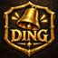 Ding! Level up! logo