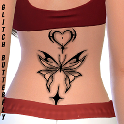 Layla - Glitch Butterfly Tattoo project image