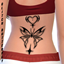 Layla - Glitch Butterfly Tattoo logo