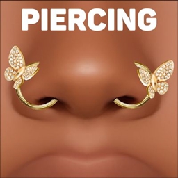 Butterfly Double Nostril Piercing V2 logo