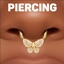 Diamond Pave Butterfly Septum Piercing logo