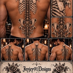 Skelett Tattoo logo