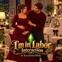 I'm in Labor Interaction by KiaraSims4Mods - Tradução PTBR logo