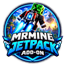 MrMine's jetpack logo