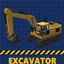 Excavator with Function logo