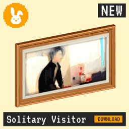 Raster Rabbit: Daily Drop - Solitary Visitor | DEEP SHADOW Portrait Collection (3 New Paintings) logo