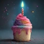 Character birthday logo