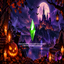 Haunted Halloween Castle- Loading Screen- lunicorn logo
