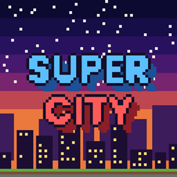 Super City - Heroes vs Villains logo
