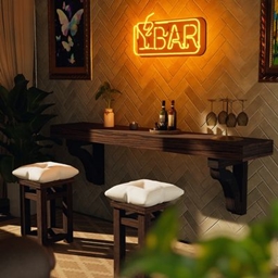Rustic Darkwood Bar Set project image
