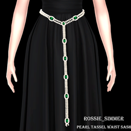 Pearl Tassel Waist Sash(Adult+Child)-V1 logo