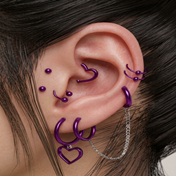 (DIY) ⚠️ Hearts Cave Piercing Female project image