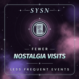 Fewer Nostalgia Visits SYSN logo