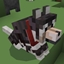 Netherite wolf armor logo