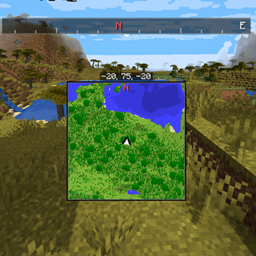 map with locator. project image