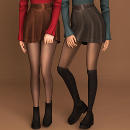 Autumn In The City - Twilight Leather Skirt project image