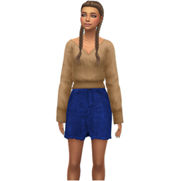 Denim Stripe Corduroy Skirt logo