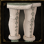 Toddler - Ribbed knit tights with Nordic inspired side pattern logo