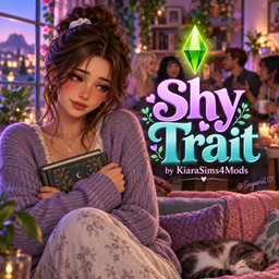 Shy Trait by KiaraSims4Mods - Tradução PTBR logo