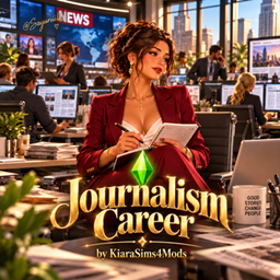 Journalism (Sims 2 Remake) Career by KiaraSims4Mods - Tradução PTBR logo