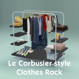 Le Corbusier style Clothes Rack project image