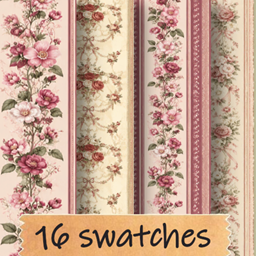 Rosewood Elegance vintage wallpaper project image