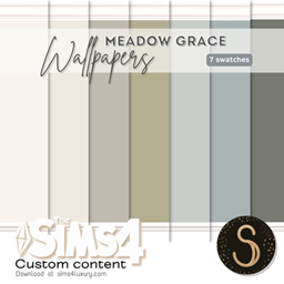 Sims4Luxury - Nursery - Meadow Grace - Wallpapers project image