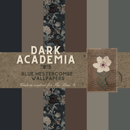 Sims4Luxury - Dark Academia - Blue Hestercombe - Wallpapers project image
