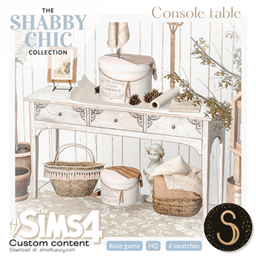 Sims4Luxury - Shabby Chic - Console table project image