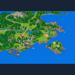 Brindleton Bay Reimagined - Cartoon Map Overhaul logo