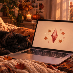 [Miss-K-Lo] - Amber cozy nigth - Loading screen project image