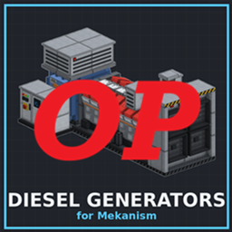 Lava as fuel, water as lubricant for Mekanism Diesel Generator